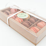 10er Box | Mini Macarons | Nussig & Schokoladig - Seidenzucker